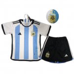 Camiseta Argentina Ninos Primera 3-champions 2022/2023